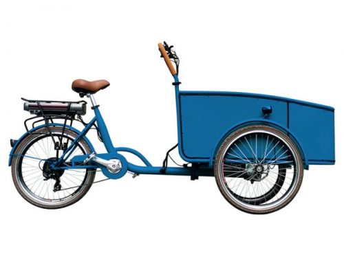 Three Wheel Family Electric Cargo Bike Bicycle Front Box Loading Cargo Bike for Children Urban Family Electric Cargo Bike